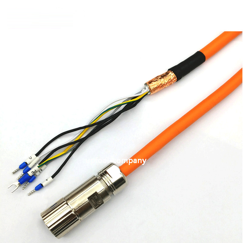 Power cable 6FX5002-5DA01-1AF0 with M23 6 cores for Siemens V90 servo motor - Image 4