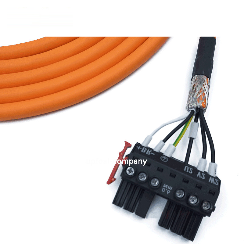 Power cable with brake cable 6FX5002-5DN06 6FX8002-5DN06 for Siemens S120 motor - Image 2