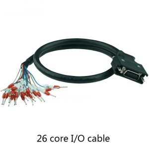26 core IO control cable.for yaskawa panasonic mitsubishi delta huichuan servo drive